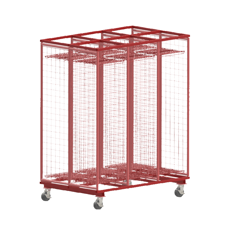turnout gear storage locker - double sided